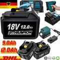 18V 6000mAh Akku Für Makita BL1850 BL1830 LXT BL1860B 12AH / Ladegerät Zubehör