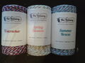 (€0,15/m)Bakers Twine Baumwollgarn=10m x1mm=MULTICOLOR=Garn=ohne Rolle=Dekogarn=