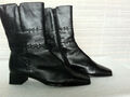 Gabor Damen Stiefelette, Stiefel, Leder, schwarz, Gr. 4,5  EU 37