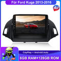 9" Android 12 Carplay Autoradio Für Ford Kuga 2013-2016 DAB+ GPS NAVI BT 6+128GB