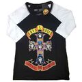 Guns N' Roses Damen Raglan T-Shirt: Appetite for Destruction (XXXX-Large)