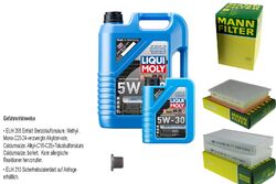 MANN Inspektionspaket 6 L LIQUI MOLY Longtime High Tech 5W-30 für MINI BMW Mini