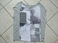 s.OLIVER  ♥ T-SHIRT / SHIRT ♥ 38 ♥ mit großem PRINT Motiv + Glitzersteinchen ♥