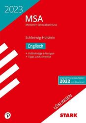 STARK Lösungen zu Original-Prüfungen und Training MSA 2023 - Englisch - Schleswi