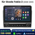 Android 13 Autoradio Für Skoda Fabia 2 2008-2013 Carplay Android Auto W/ DAB+