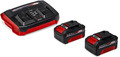 Original Einhell Starter Kit 2x 4,0 Ah Akkus und Twincharger Power X-Change (Li-