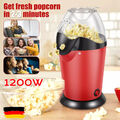 Heißluft Popcornmaschine fettfrei Retro Popcorn Maker Kino Popcornautomat 1200W