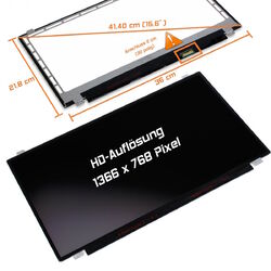 15,6" LED Display matt passend für Acer Aspire V5-552PG-10578G1TAII WXGA HD