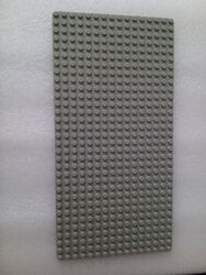 Lego Bauplatte 32x16 Noppen, grau, gebraucht