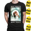  Personalisiertes T-Shirt maßgeschneidert Foto Logo Text bedruckt Hirsch do Hen Party 1T9A5