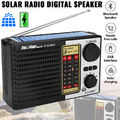 Solar Radio Kurbelradio Tragbares Notfall Energie Radio AM/FM/SW mit  LED lampe