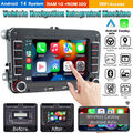 Android 14 32G Carplay GPS WiFi BT Für VW GOLF 5 6 Caddy Touran Skoda Autoradio