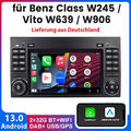 Android 13 GPS Autoradio Navi Für 2004-2012 Mercedes-Benz A/B-Klasse W169 W245