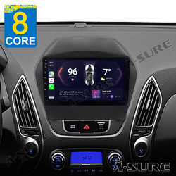 8-Kern 4+64GB Autoradio CarPlay Android 13 GPS NAVI Für Hyundai IX35 2010-2015