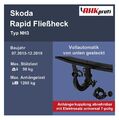 abnehmbar AHK Westfalia +ES 7 für Skoda Rapid Fließheck NH3 BJ 07.15-12.19 NEU