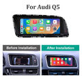 Für Audi Q5 8.8" 8-Kern 128G IPS Android 14 Autoradio GPS DAB+ CarPlay Wifi Navi