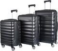 Kofferset 3 teilig Hartschalen Koffer Trolley Reisekoffer 3er Set 4Rollen M-L-XL