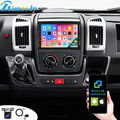 2+32GB Android 13 Autoradio GPS Navi BT Für Fiat Ducato Citroen Jumper + Kamera