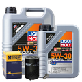 Motoröl 5W30 LIQUI MOLY Special Tec Ll 6L+HENGST Ölfilter+Ölablassschraube