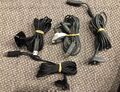 4 x Xbox 360 - Original Wireless Controller Ladekabel grau weiß schwarz
