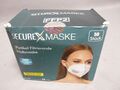 SecureX 50 x FFP2 Atemschutzmaske Mundschutzmaske Staubmaske CE2163 Zertifiziert