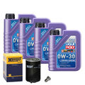 Motoröl 0W30 LIQUI MOLY Synthoil Longtime 4L+HENGST Ölfilter+Ölablassschraube