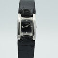 EBEL BELUGA MANSCHETTE DAMEN UHR STAHL QUARTZ 9057A21 LEDER BAND SCHWARZ E052