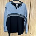 Casual Wear Pullover Sweatmaterial schwarz grau Gr. 44-46