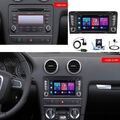 DAB+ Wireless Carplay Android 13 Autoradio Kamera Navi Für Audi A3 S3 RS3 8P 8V