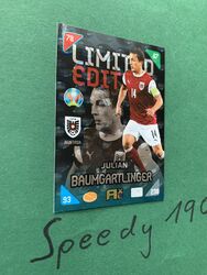 Panini Adrenalyn Euro 2020 kick off limited Edition De Baumgartlinger 20 UEFA