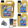 Motoröl Set 5W-30 LIQUI MOLY 7 Liter + Ölfilter + Schraube für Mercedes C-Klasse