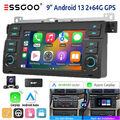 2+64G DAB+ Autoradio Android 13 Carplay Für BMW 3er E46 M3 Rover 75 MGZT GPS Kam