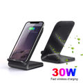 30W Wireless Charger Induktive Ladegerät Ladestation Für Apple iPhone/Samsung