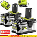 2x Original Für Ryobi Akku 18V 12,0Ah HP Lithium ONE Plus RB18L50 P108/Ladegerät