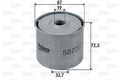 VALEO Kraftstofffilter, Diesel 587701