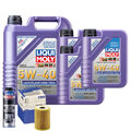 Motoröl 5W40 LIQUI MOLY High Tech 8L+MAHLE Ölfilter +Spülung