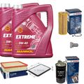 BOSCH Inspektionspaket 10 L MANNOL Extreme 5W-40 für VW LT 28-46 II Kasten 2.5