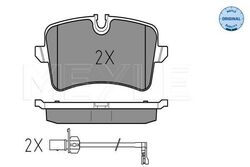 MEYLE BREMSBELÄGE SATZ HINTERACHSE PASSEND FÜR AUDI A4 A5 A6 A7 A8 Q5 PORSCHE