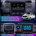 4+64G Android 13 Autoradio Für Opel Vivaro B Renault Trafic Nissan NV300 WIFI FM