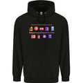 Evoloution Of Music Player Vinyl CD MP3 Herren 80% Baumwolle Hoodie