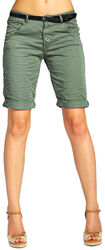 Caspar BST005 Damen Sommer Chino Bermuda Shorts aus Baumwolle