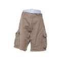 Casual, Cargo Shorts, Größe: XXL, Braun, Einfarbig, Herren #u41