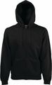 Fruit of the Loom Classic Hooded Sweat  Junior Jacket in schwarz 116-152