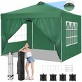 Pavillon 3x3 Wasserdicht Faltpavillon Pergolen Pop-Up Pavilon Gartenzelt Pavilon