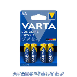 36 x Varta Longlife Power 4906 AA Mignon LR6 MN1500 Alkaline 1,5 V - 9 x 4er