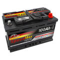 Batterie Starterbatterie Autobatterie Speed L4100 Max 100Ah 850A 12V