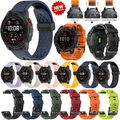 DE Quickfit Silikon Armband Für Garmin Fenix 7 7X Epix Pro 6 6X 5X Plus 3 HR S70