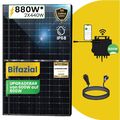 Balkonkraftwerk Komplettset 880W Bifazial | Growatt NEO Wechselrichter 800W | PV