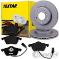 TEXTAR BREMSSCHEIBEN 288mm + BELÄGE VORNE passend für AUDI A6 C5 4B Limo + Avant