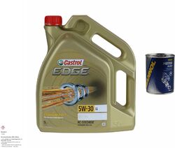 5L Motoröl Castrol EDGE Titanium FST 5W-30 LL 1xMotor Flush